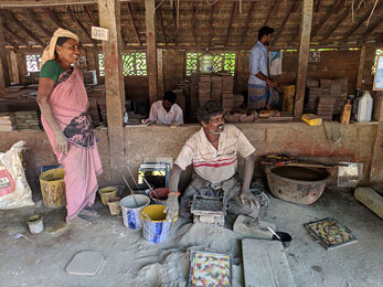 Visit the Athangudi Tile Making Unit