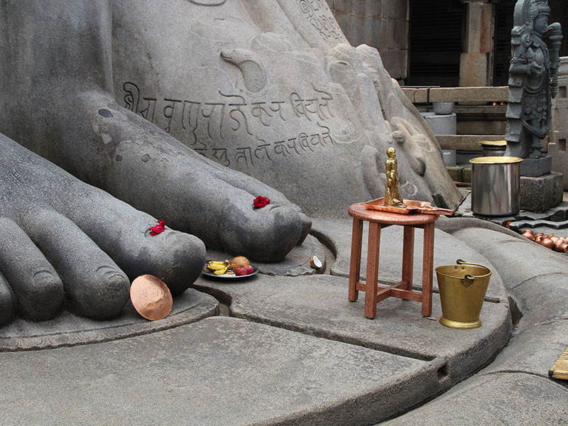 monolithic statue of Gomateshwara at Sravanbelgola